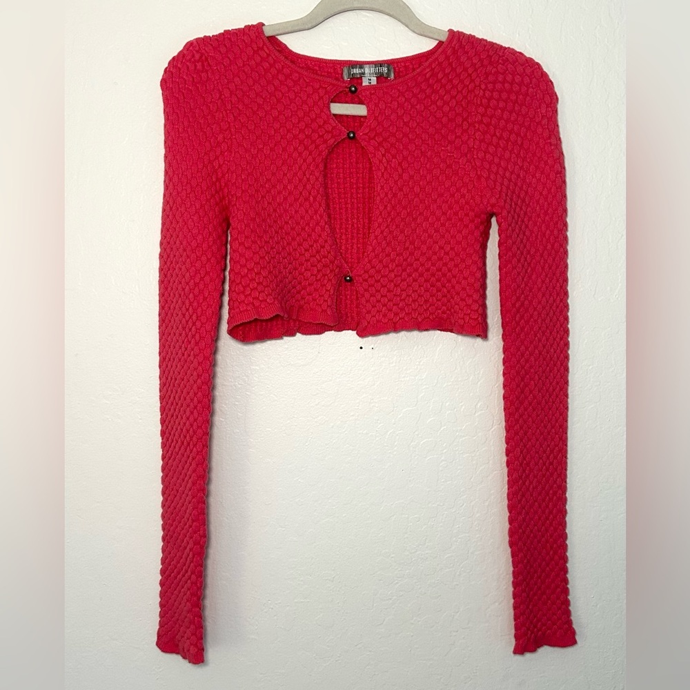 Pink Long Sleeve Urban Outfitters Cardigan - Size M